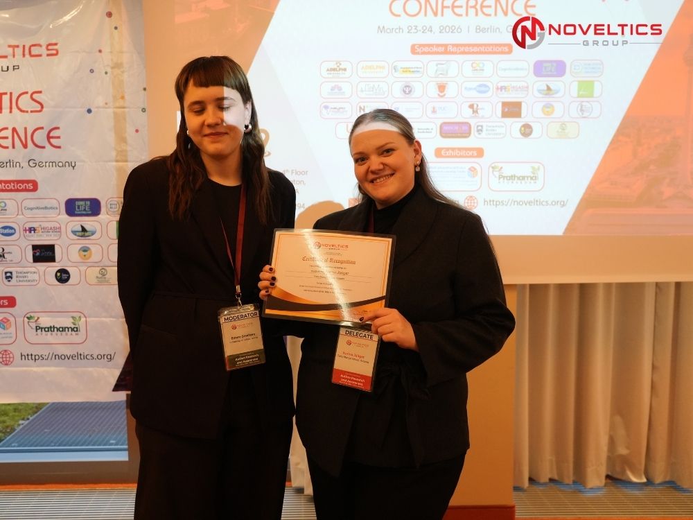 Certificate distribution ceremony at Autism Research 2026 Germany Noveltics