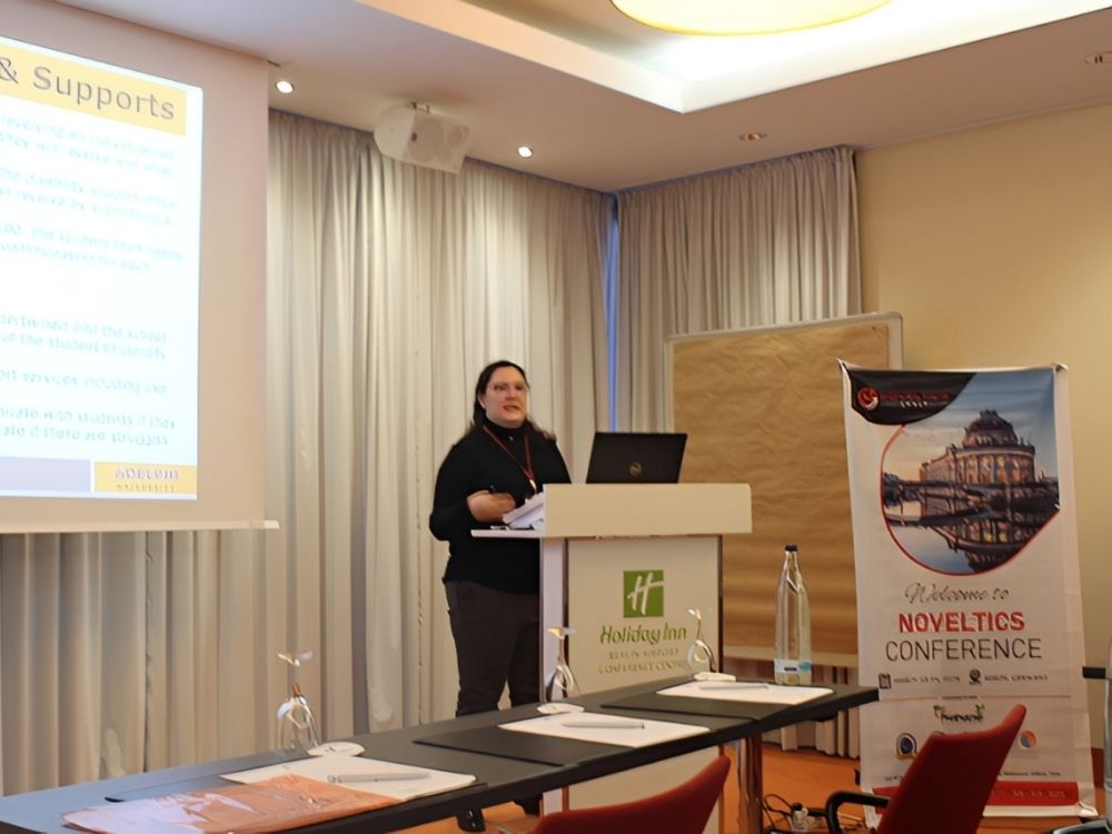 Speaker Diana Damilatis Kull scientific session at Autism Research Germany 2026 Noveltics