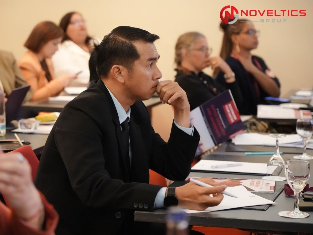 Audience engaged in presentation at Autism Research Conference Germany 2026 Noveltics