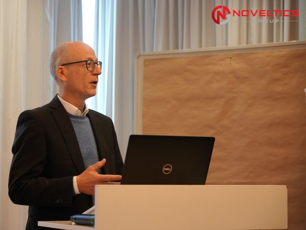 Keynote speaker Knut Moeller presenting at autism research conference Germany Noveltics