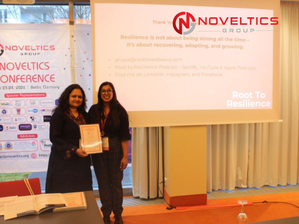 Mental Health Conference Berlin Germany Noveltics Group Anupa Devi Certificate