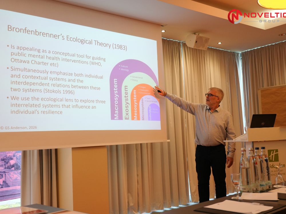 Mental Health Conference Berlin Germany Noveltics Group Gergory Andreson Presentation