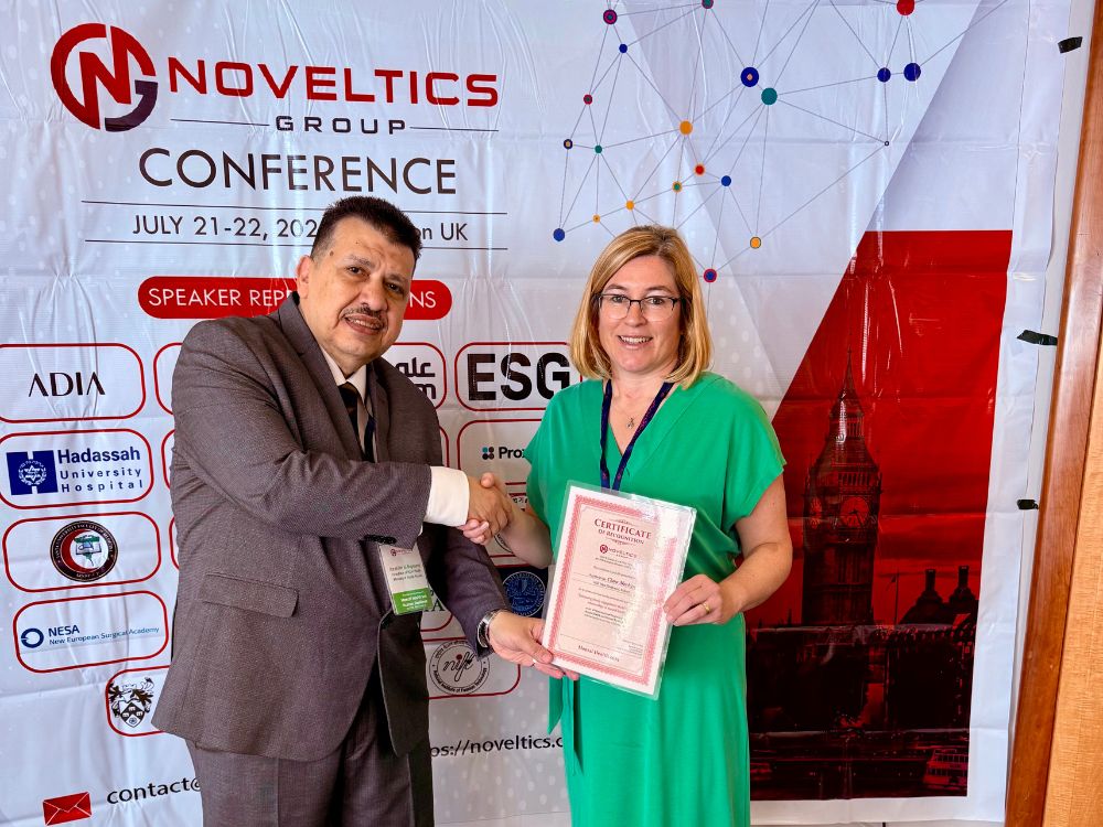 Mental Health Conference London UK Noveltics Conferences Deborah Zelinsky Certificate