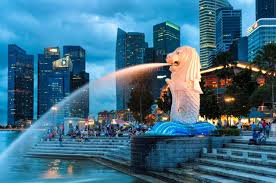 Merlion-Statue.